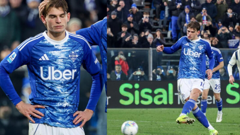 Nico Paz sbaglia un rigore decisivo al 98′ e finisce in lacrime