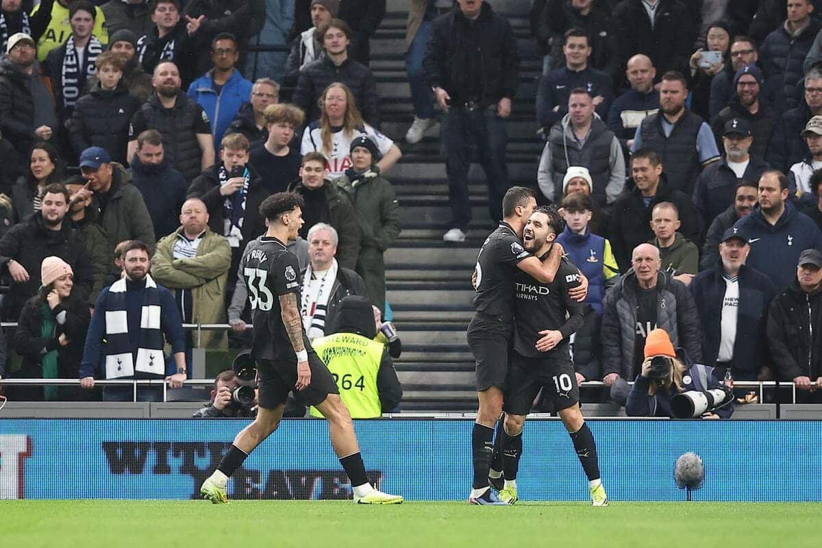 Rayan Cherki infligge ulteriore miseria al Tottenham con il gol iniziale per il Manchester City