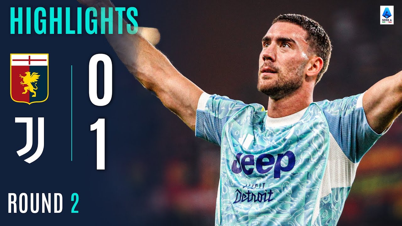 GENOA-JUVENTUS 0-1 | IN EVIDENZA | Vlahovic di nuovo a segno! | Serie A 2025/26