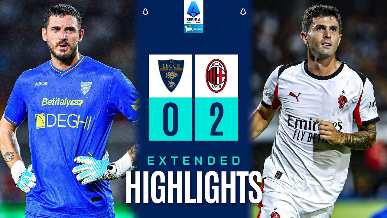 LECCE-MILAN 0-2 | HIGHLIGHT ESTESI | SERIE A 2025/26
