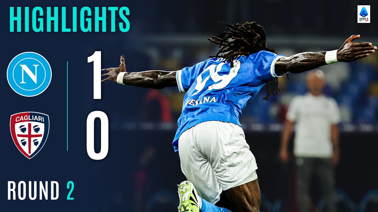 NAPOLI-CAGLIARI 1-0 | IN EVIDENZA | Anguissa con un vincitore dell’ultimo minuto! | Serie A 2025/26