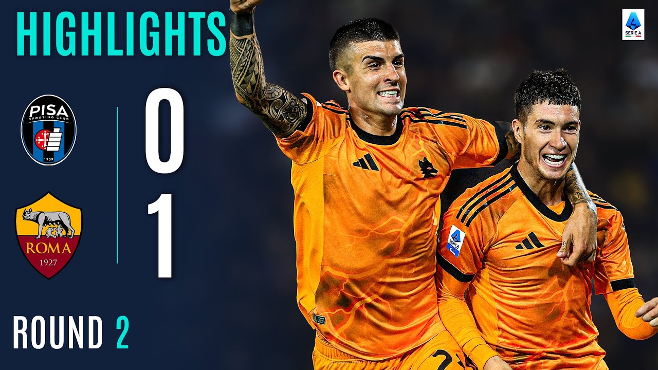 PISA-ROMA 0-1 | IN EVIDENZA | Ferguson e Soulè si uniscono! | Serie A 2025/26