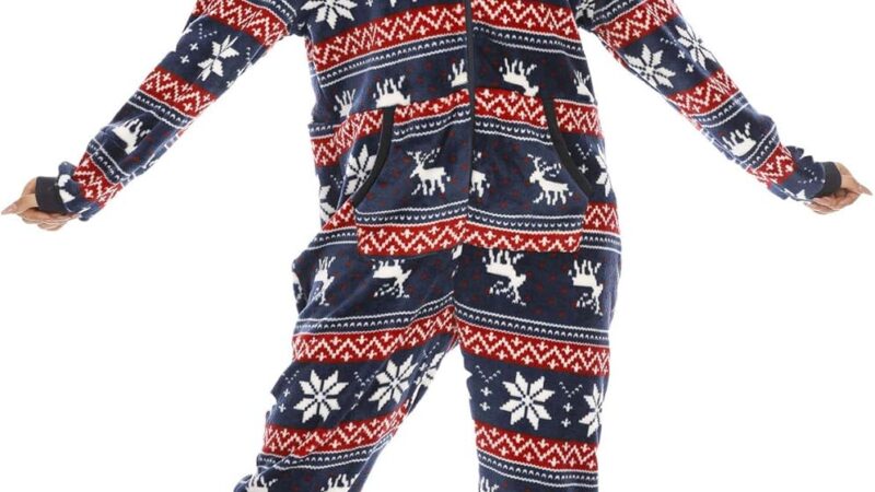 Pigiama Natale Donna Invernale Tuta da Casa Pile per Feste Natalizie Idea Regalo Natale per Donna Moglie Sorella Mamma Figlia Ragazza Pupazzo di Neve – idea regalo inter