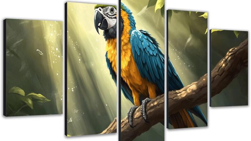 Diamond Painting Grandi Dimensioni 100x60cm 5D Diamond Painting Adulti Uccello, Kit Completo Strass Crystal Art, Idee Regalo Donna, Quadri Diamantati Per Soggiorno Camera Animale 5 Pezzi 0b-904 – idea regalo inter