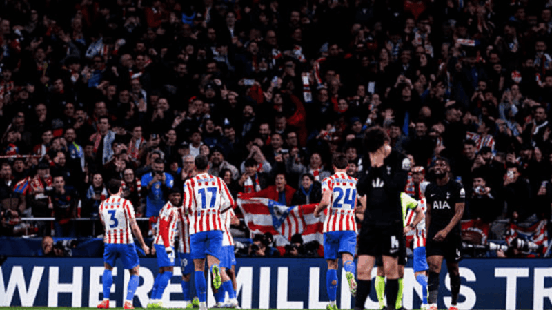 Atletico Madrid-Tottenham 5-2: l’esordio in Champions League di Kinsky dà lavoro alla squadra di Tudor
