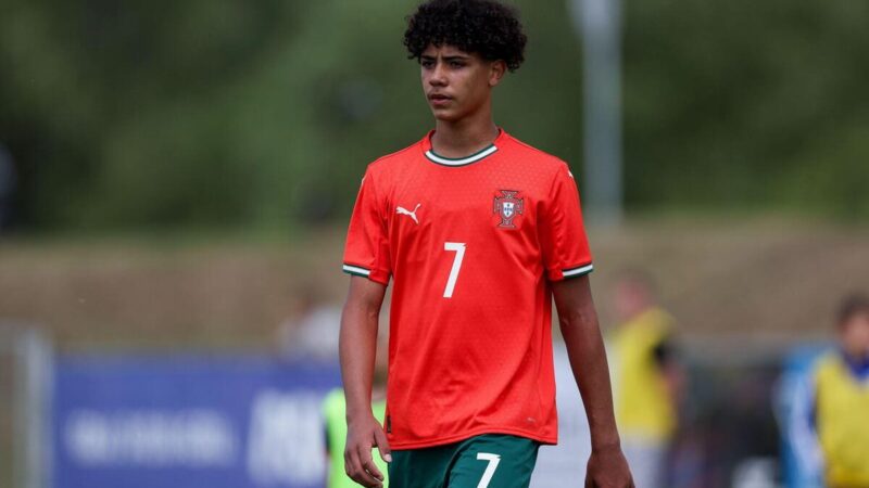 Cristiano Ronaldo Jr si allena con il Real Madrid