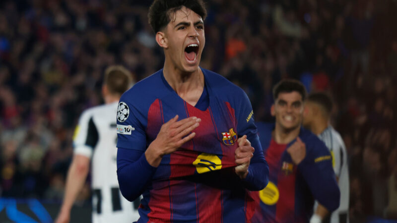 terzo giocatore culé più giovane a segnare in una partita di Champions League