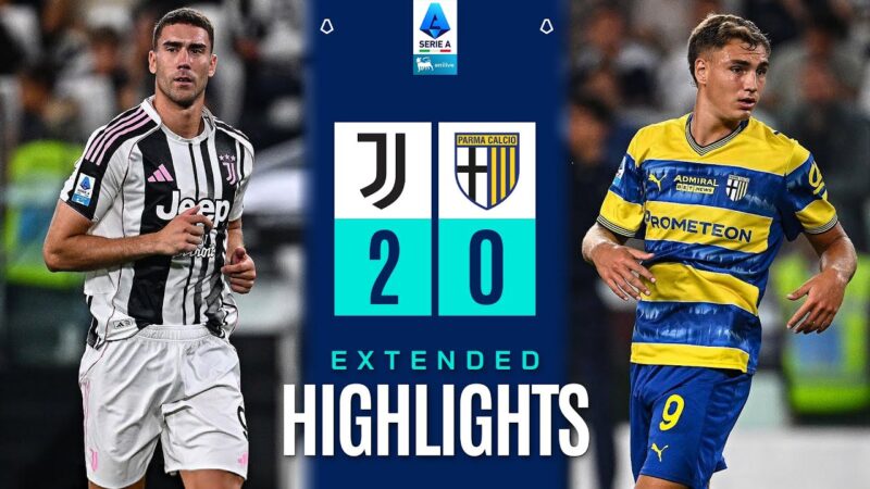 JUVENTUS-PARMA 2-0 | HIGHLIGHT ESTESI | SERIE A 2025/26