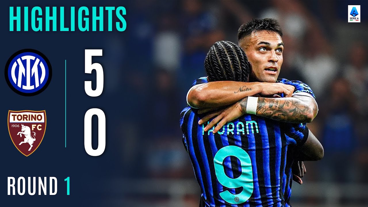 INTER-TORINO 5-0 | IN EVIDENZA | La stagione nerazzurra inizia con stile | Serie A 2025/26