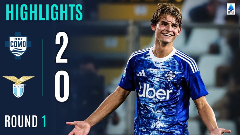 COMO-LAZIO 2-0 | IN EVIDENZA | Nico Paz segna un capolavoro a Como vince! | Serie A 2025/26