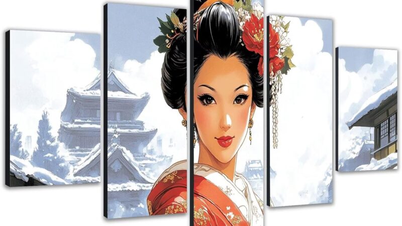 Diamond Painting Grandi Dimensioni 100x60cm 5D Diamond Painting Adulti Giappone, Kit Completo Strass Crystal Art, Idee Regalo Donna, Quadri Diamantati Per Soggiorno Camera Donne 3 5 Pezzi 0b-868 – idea regalo inter