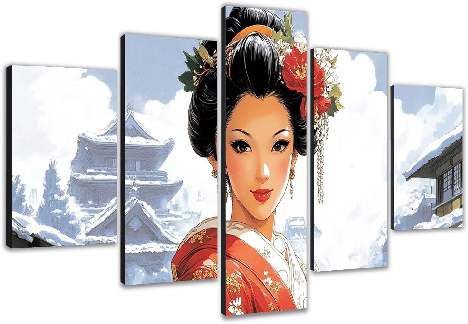 Diamond Painting Grandi Dimensioni 100x60cm 5D Diamond Painting Adulti Giappone, Kit Completo Strass Crystal Art, Idee Regalo Donna, Quadri Diamantati Per Soggiorno Camera Donne 3 5 Pezzi 0b-868 – idea regalo inter