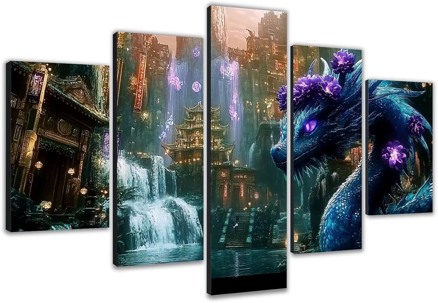 Diamond Painting Grandi Dimensioni 100x60cm 5D Diamond Painting Adulti Drago, Kit Completo Strass Crystal Art, Idee Regalo Donna, Quadri Diamantati Per Soggiorno Camera Scenario 2 5 Pezzi 0b-896 – idea regalo inter
