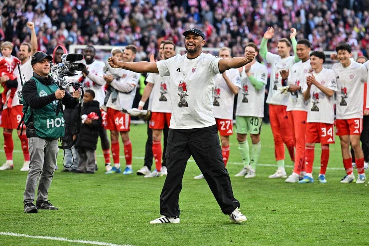 FC Bayern: dopo la vittoria del titolo la Kompany prova una ‘sensazione meravigliosa’