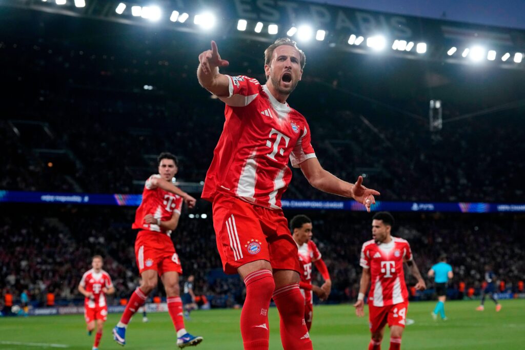 GUARDA: Harry Kane colpisce presto ma il Bayern Monaco torna a Parigi