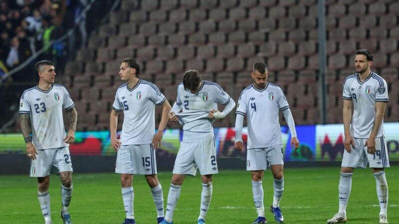 Gli Azzurri saltano il Mondiale