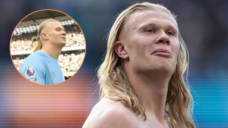 Guarda: Erling Haaland diventa virale cantando dopo la vittoria del Manchester City contro l’Arsenal nella corsa al titolo