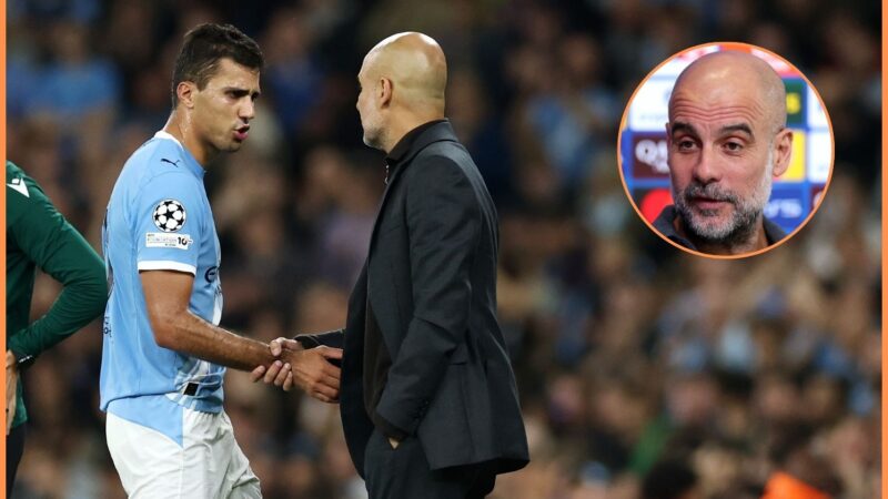 Il boss del Manchester City Guardiola invia un messaggio di trasferimento a Rodri