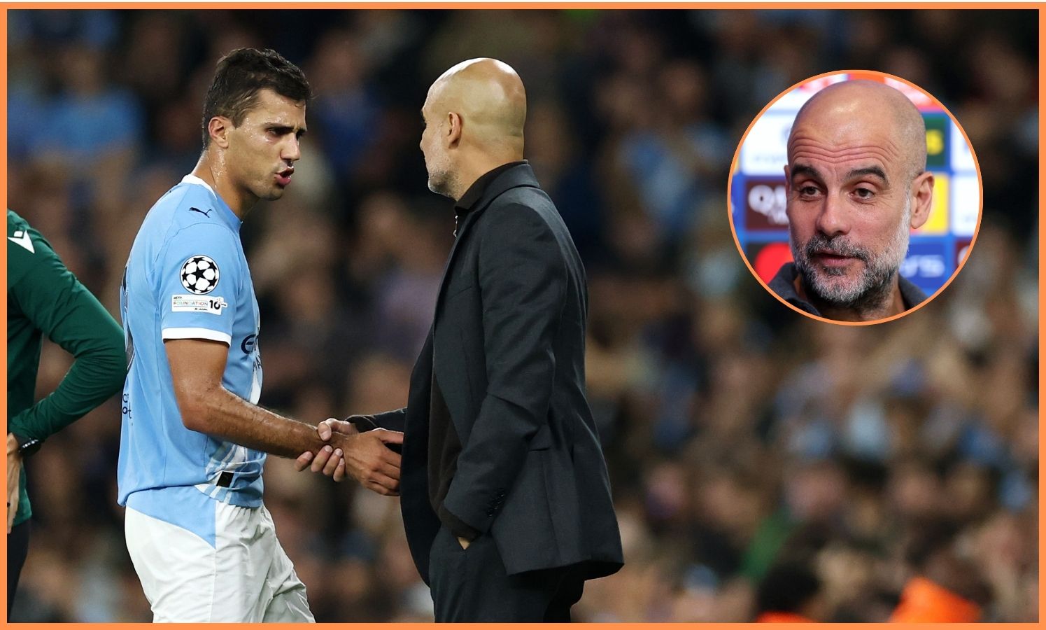 Il boss del Manchester City Guardiola invia un messaggio di trasferimento a Rodri
