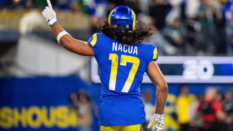Nacua, stella dei Los Angeles Rams, è entrata in riabilitazione