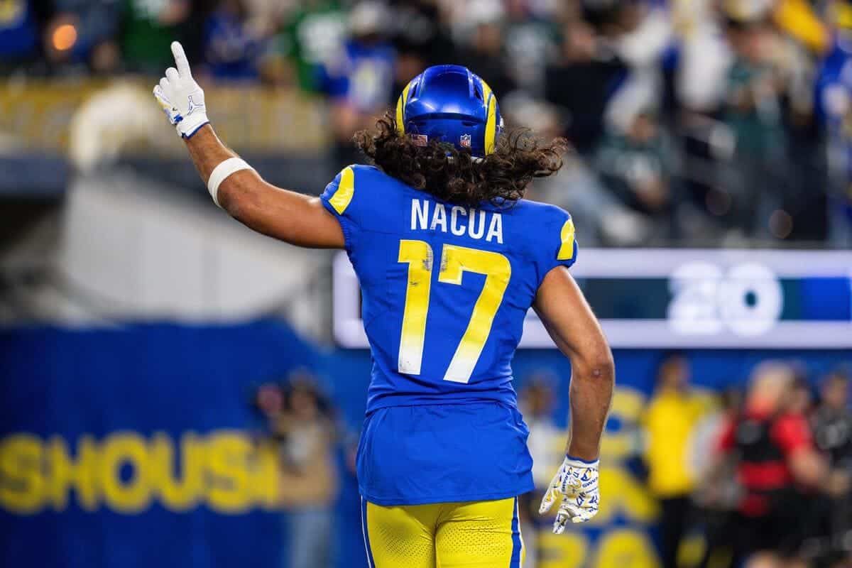 Nacua, stella dei Los Angeles Rams, è entrata in riabilitazione