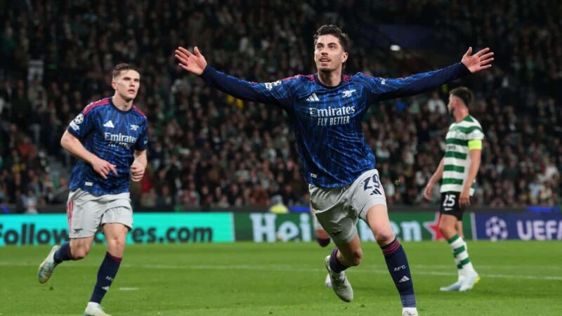 Sporting Arsenal 0-1 – Havertz afferra tardi, vincitore nel finale per i Gunners