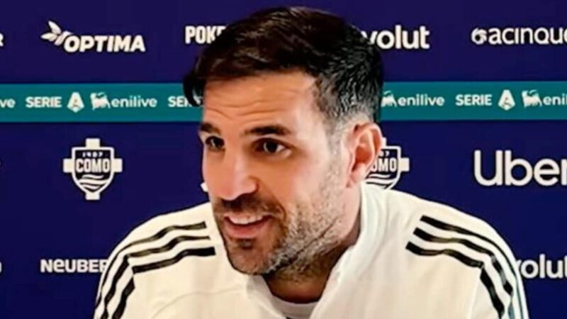 TS – Fabregas: “Como affamato, dopo l’Inter ho dormito serenamente. Non facciamo drammi”