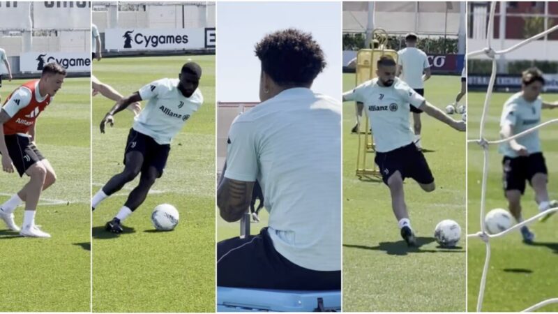 TS – Juve al lavoro, i bianconeri prendono la mira verso l’Atalanta. E c’è uno spettatore… d’eccezione