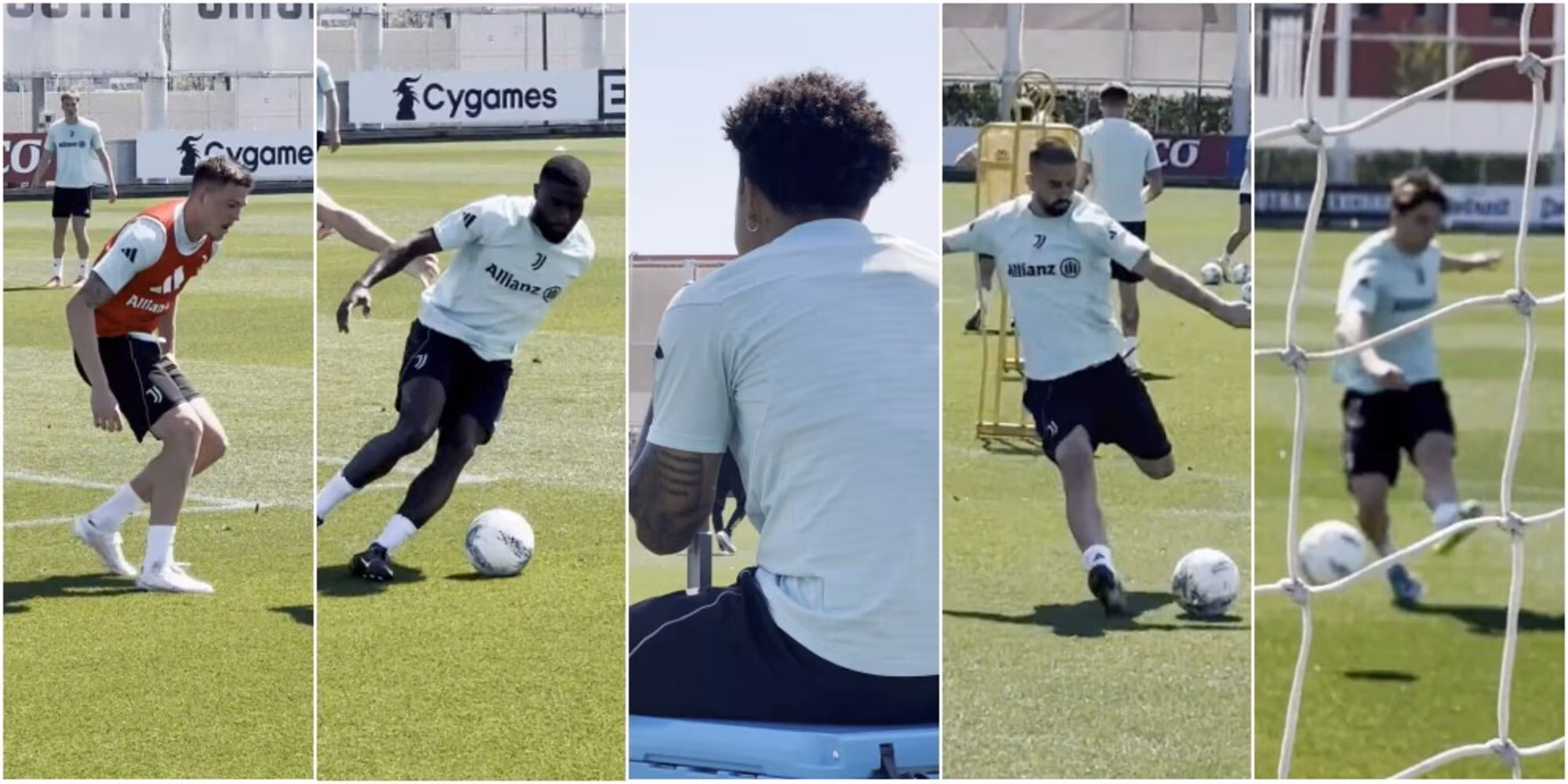 TS – Juve al lavoro, i bianconeri prendono la mira verso l’Atalanta. E c’è uno spettatore… d’eccezione