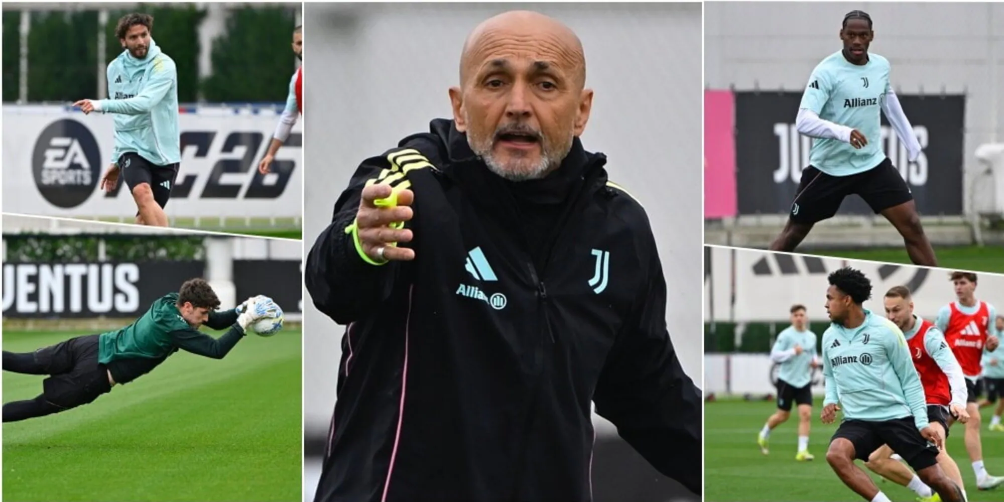 TS – Juve verso il Milan: David super gol in allenamento, Mangiapoco para tutto! Yildiz e altri due…