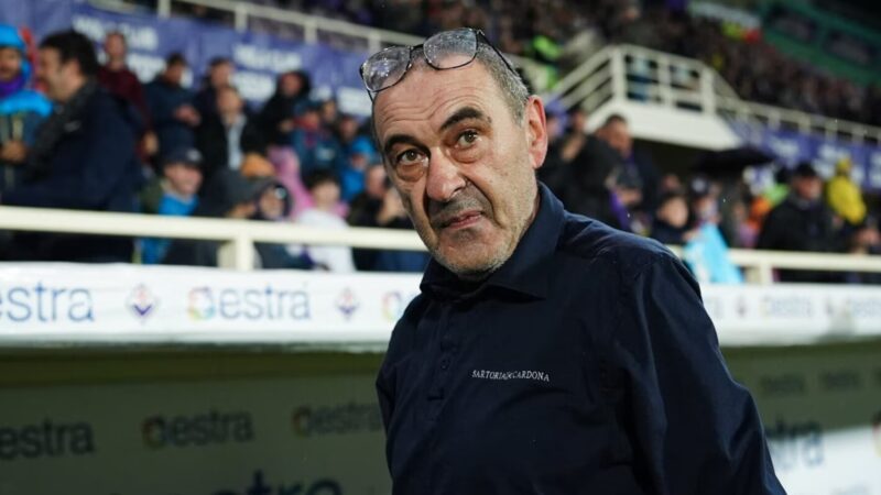 Tuttosport – Sarri: “Gol Fiorentina fortuito e sconfitta Lazio eccessiva. Stagione devastante e per il futuro…”