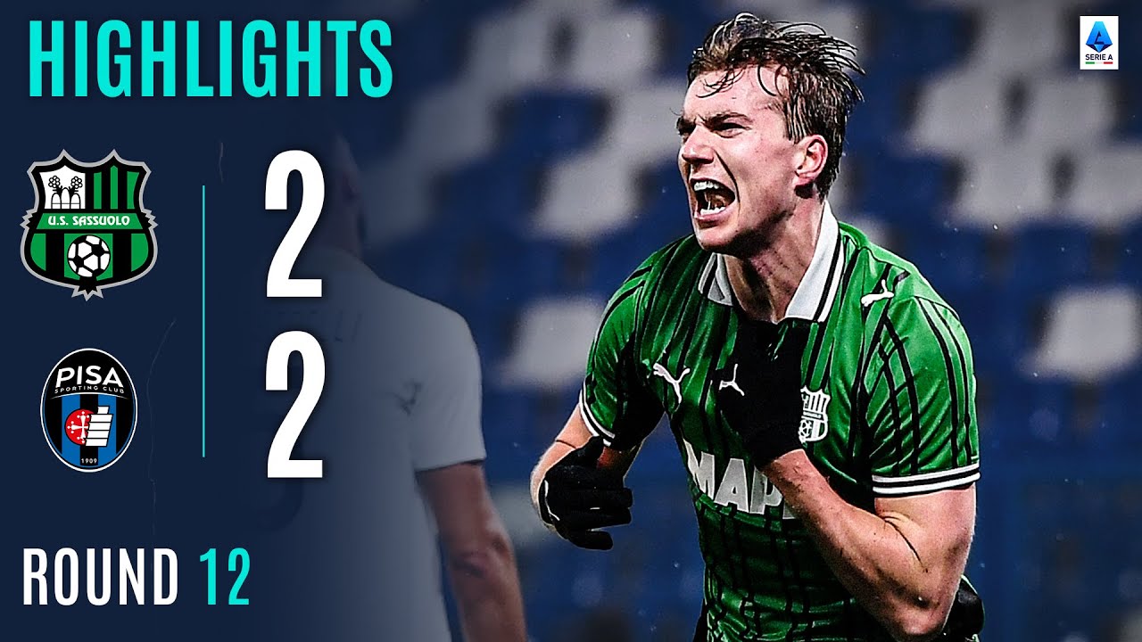 SASSUOLO-PISA 2-2 | IN EVIDENZA | Il pareggio nel finale di Thorstvedt salva il Sassuolo | Serie A 2025/26