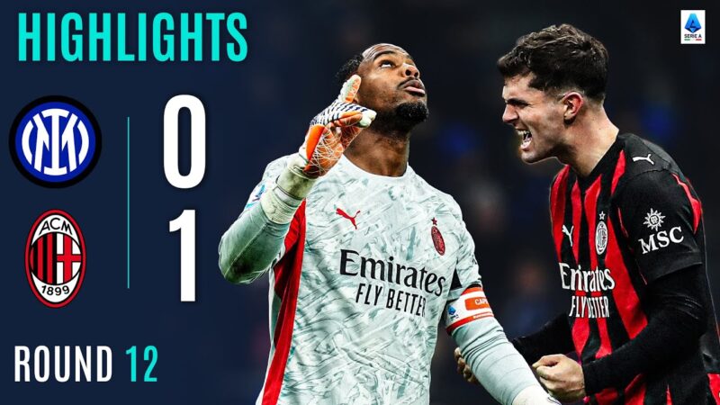 INTER-MILAN 0-1 | IN EVIDENZA | Pulisic e Maignan Gli Eroi Per Milano | Serie A 2025/26