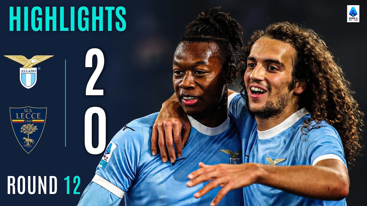 LAZIO-LECCE 2-0 | IN EVIDENZA | La crociera biancoceleste verso la vittoria | Serie A 2025/26