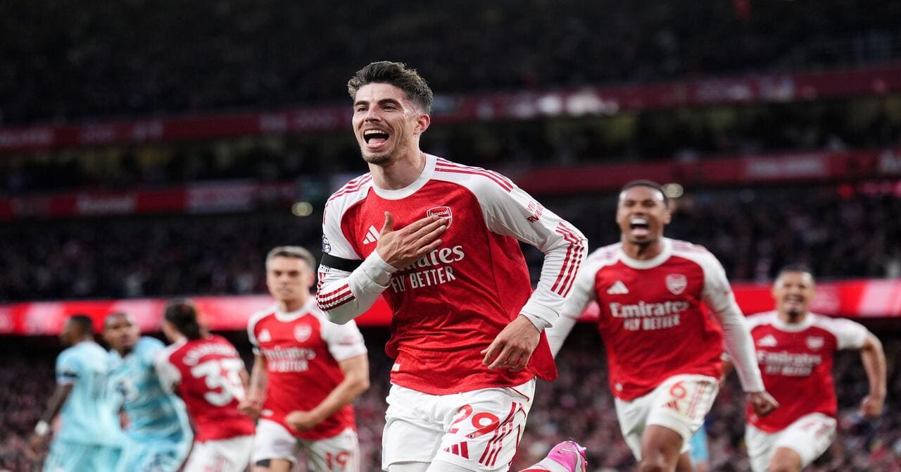 Arsenal-Burnley: Havertz avvicina i Gunners al titolo