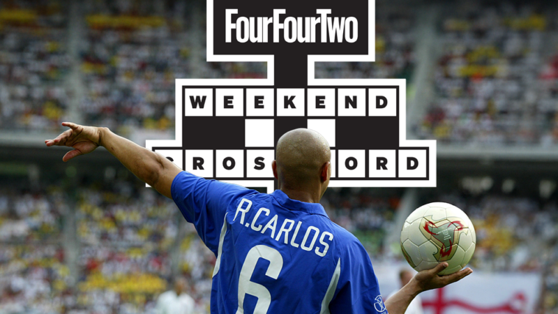 Cruciverba del fine settimana 55 di FourFourTwo: Campioni, sponsor dell’alcol e maestri dei calci di punizione