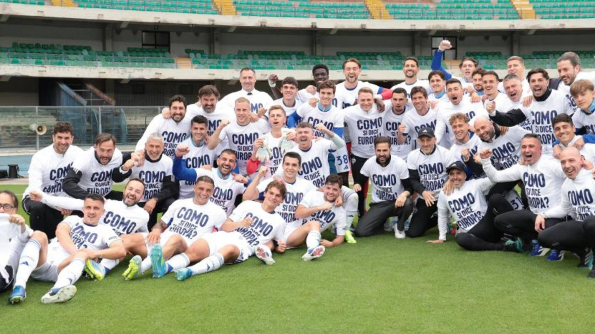 Dalla Quarta Divisione al giro d’Europa in soli sette anni: il Como, la nuova immagine della Serie A