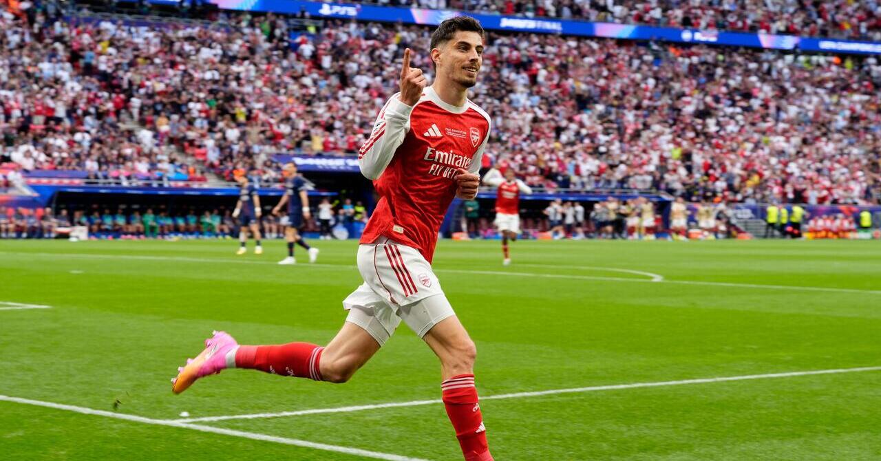 GUARDA il colpo dell’Arsenal per primo! Lo straordinario Havertz regala ai Gunners il vantaggio nella finale di Champions League