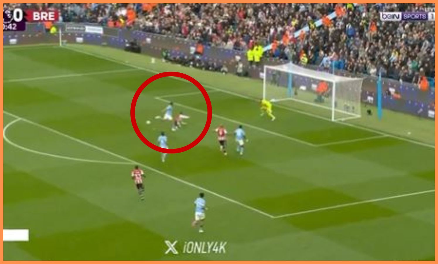 Il Manchester City se la cava con la decisione del rigore contro il Brentford