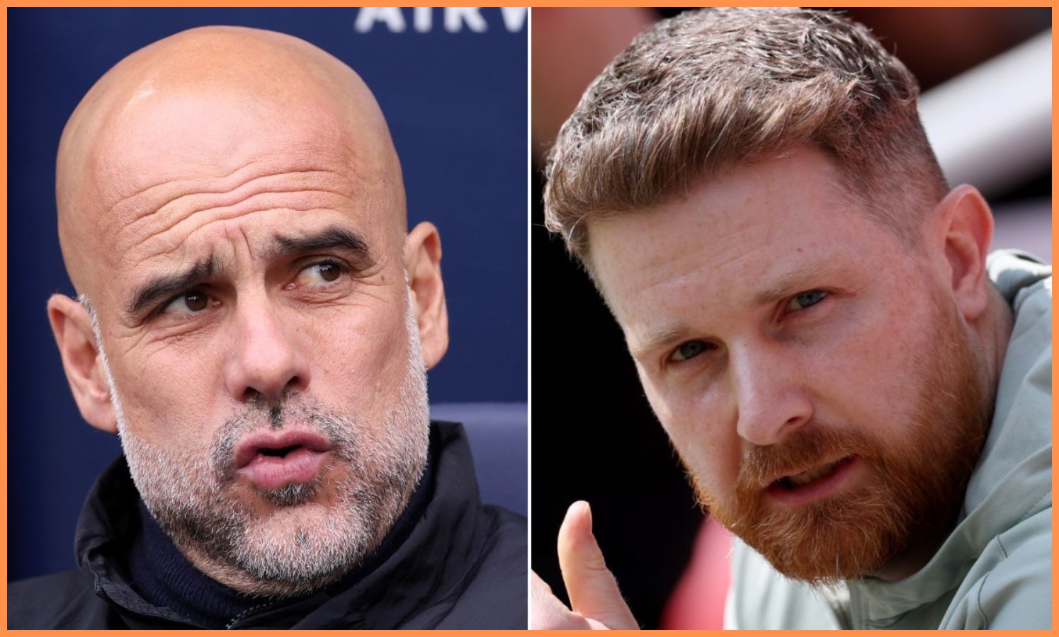 Pep Guardiola del Manchester City sul gol di Erling Haaland contro il Chelsea