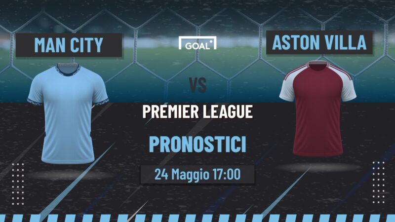Manchester City-Aston Villa, l’addio di Guardiola e i gol a pioggia