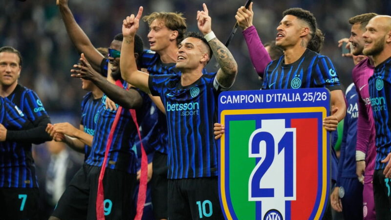 Riepilogo europeo: l’Inter è campione della Serie A