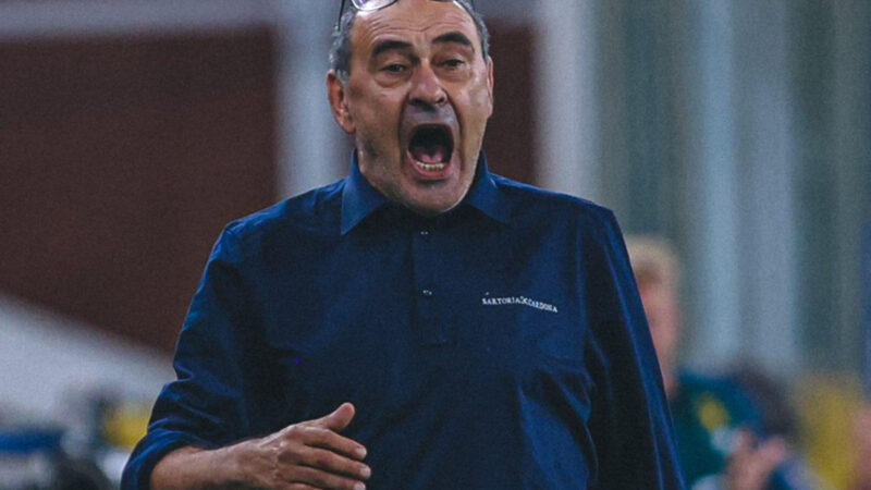 Sarri cede il posto a Gattuso