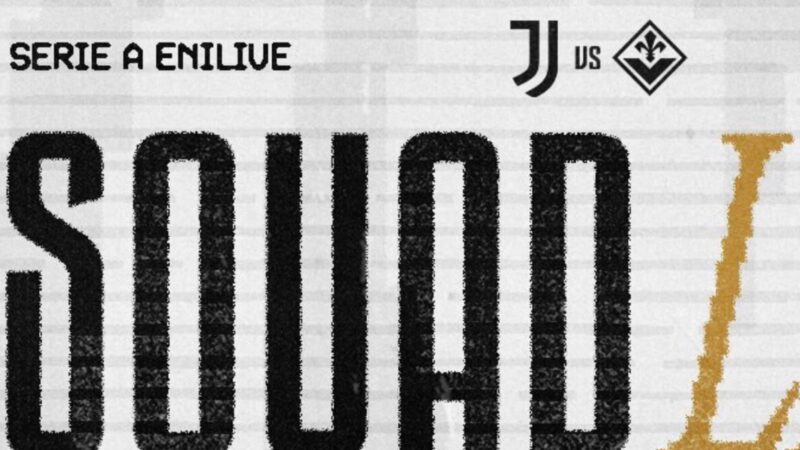 Tuttosport – Convocati Juve per la Fiorentina, c’è una doppia sorpresa: ecco la lista completa