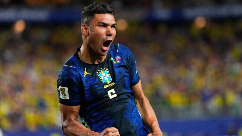 Casemiro accetta di unirsi a Messi all’Inter Miami