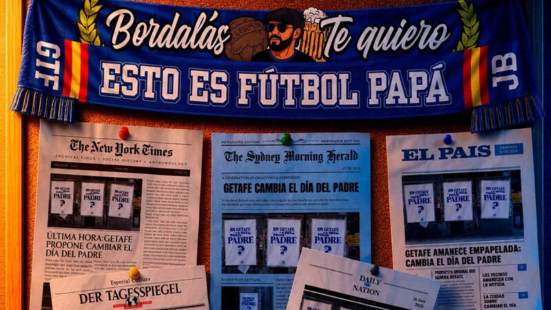 Il Getafe cambia la ‘Festa del Papà’ per annunciare il rinnovo di José Bordalás