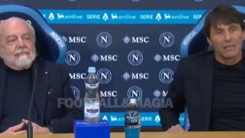 Il collegamento con l’aroma dell’addio tra De Laurentiis e Conte: “Non sono assolutamente d’accordo”