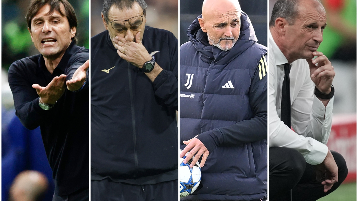 L’ennesima rivoluzione del calcio italiano devasta le panchine: Conte, Allegri, Spalletti, Sarri…
