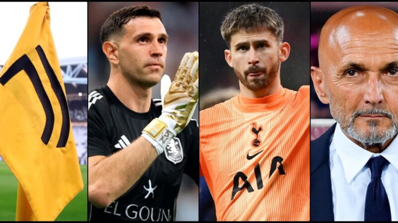 TS – Portiere Juve, c’è distanza per Dibu Martinez: ecco cosa serve. Il Tottenham apre per Vicario