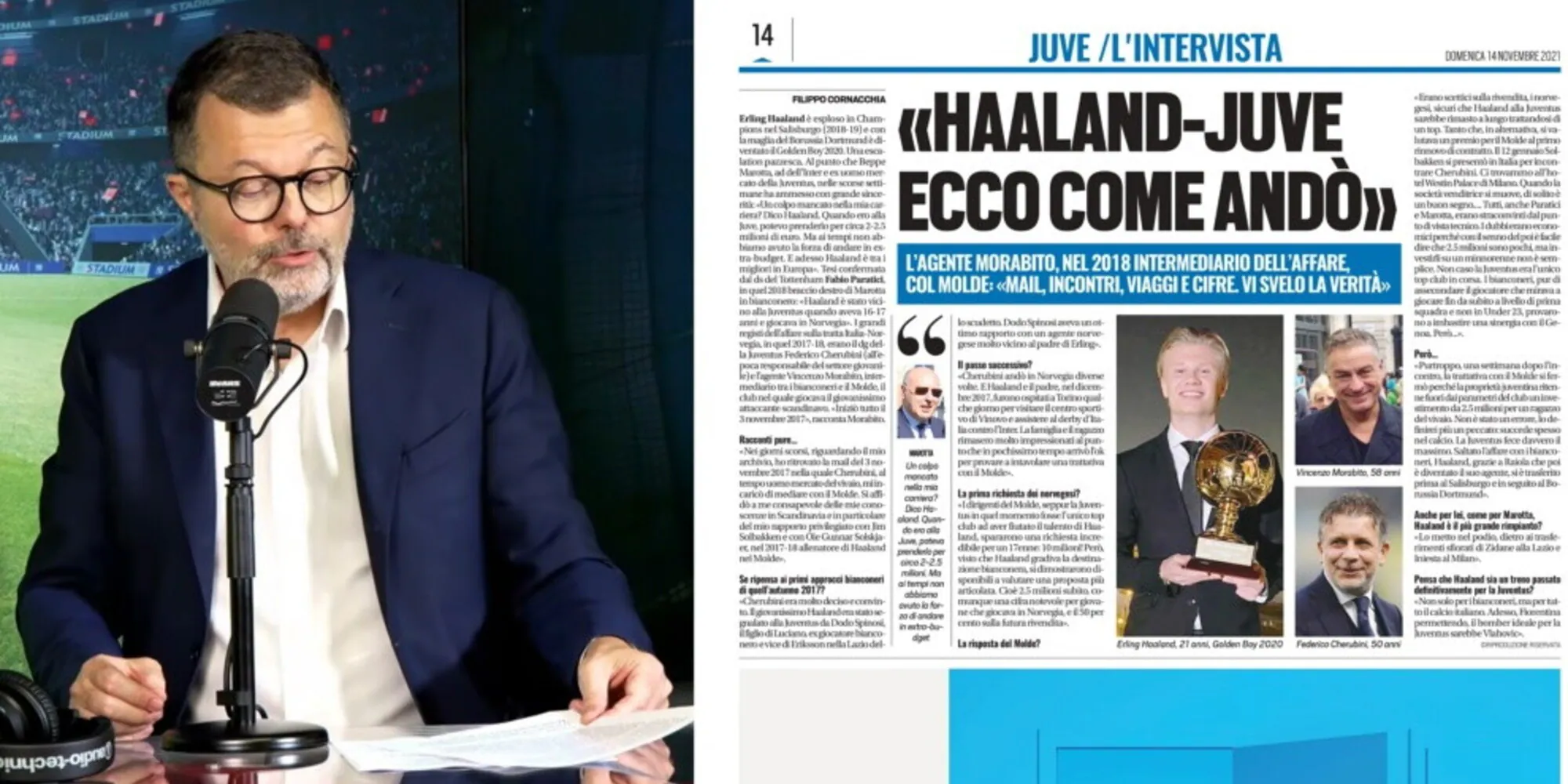 Tuttosport – Haaland alla Juve, il grande rimpianto e la vera storia. Se solo Marotta si fosse preso un rischio…
